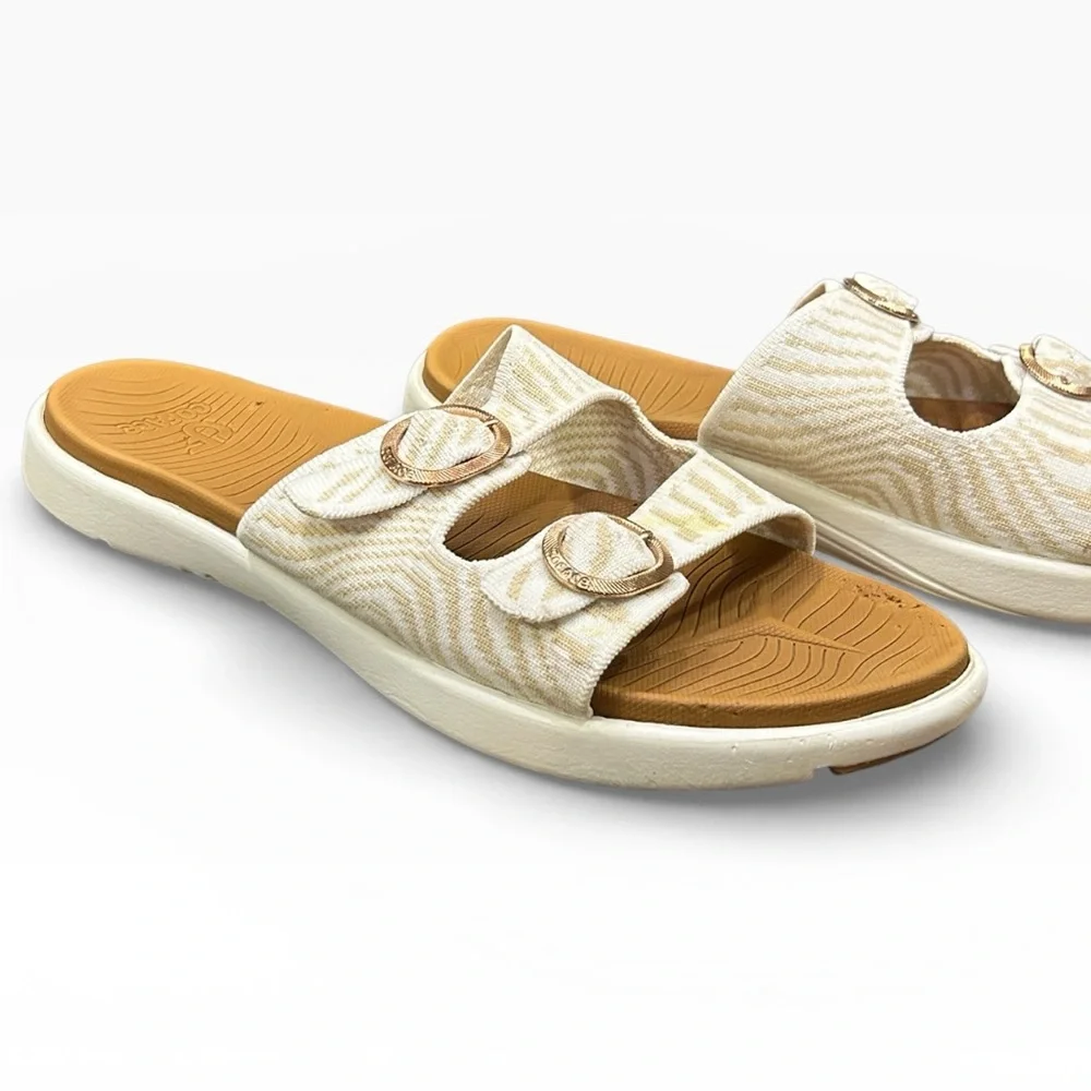 COFACE  Double Strap Slides Orthotic Comfort Slide Sandals Women’s Size 11 - Picture 6 of 11